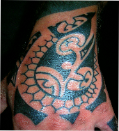 Marqusean tribal tattoo