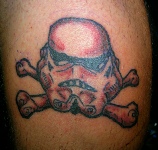 stormtrooper starwars may the force be with you tattoo